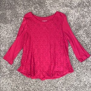 Croft & Barrow Long Sleeve Top